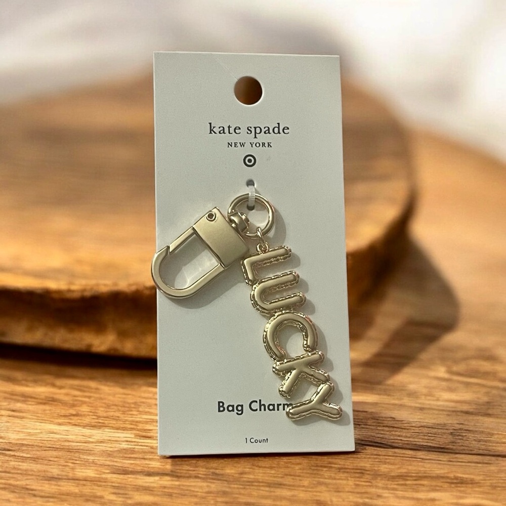 Kate Spade Lucky New York X Target Bag Charm nwt